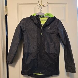 The North Face Dryvent Waterproof Boys Size Medium 10/12 Zip Up Jacket W/Hood